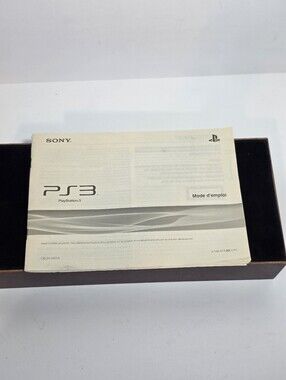 Sony PlayStation 3 PS3 Slim User Instruction Manual Booklet CECH-2501A OEM 2010